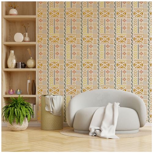 Kayra Decor Latest African Mudcloth Allover Stencils for Wall Painting - Pack of 1, Sheet Size 24 x 36 inch/Design for Wall Painting 22 x 34 inch - Large (B0C6Y9LFN4) Amazon Price History, Amazon Price Tracker