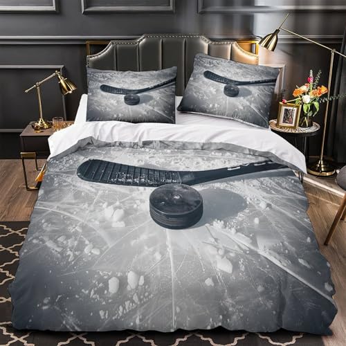 Housse de couette hexagonal moderne motif géométrique lit King 220x240