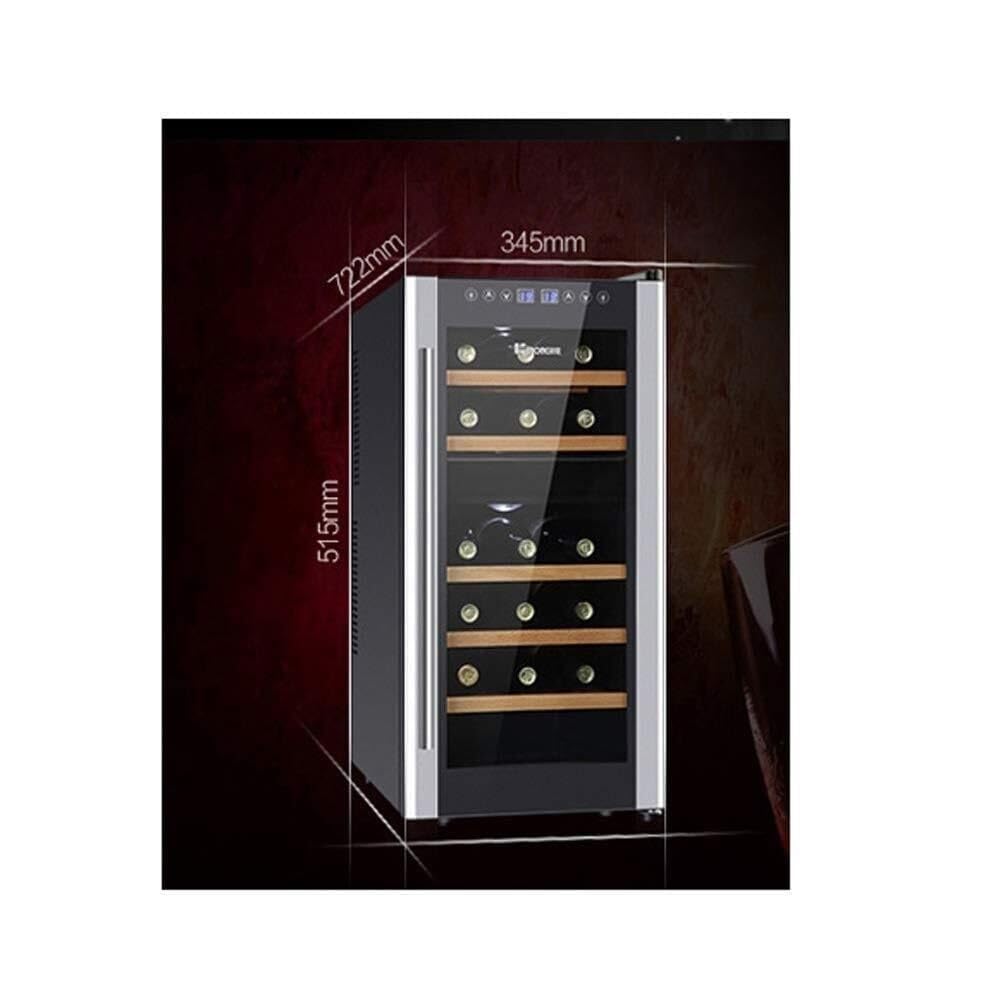 WANGYANN Smart Touch Screen Wine Cooler, 10°C-22°C Digital Temperature Control, Ultra-Quiet Semiconductor Cooling, Countertop Refrigerator for Wine Beverages on Fridge.com
