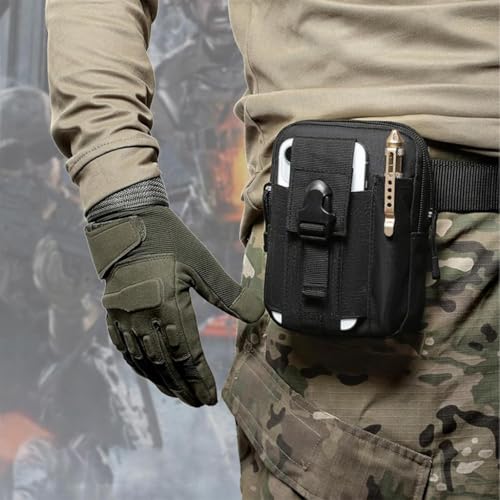 Image of ZIBUYU Tactical Waist Bag Military EDC Utility Pouch for Men Outdoor Hiking, Camping, and Everyday Carry, Durable Multifunctional Fanny Pack for Men, Secure Storage and Easy Access