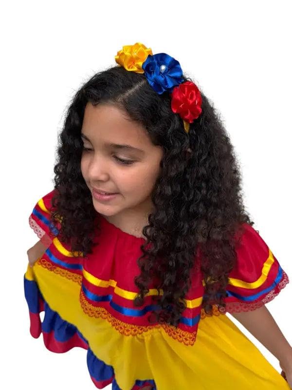Ecuador Traditional Girls Fiesta Dress3