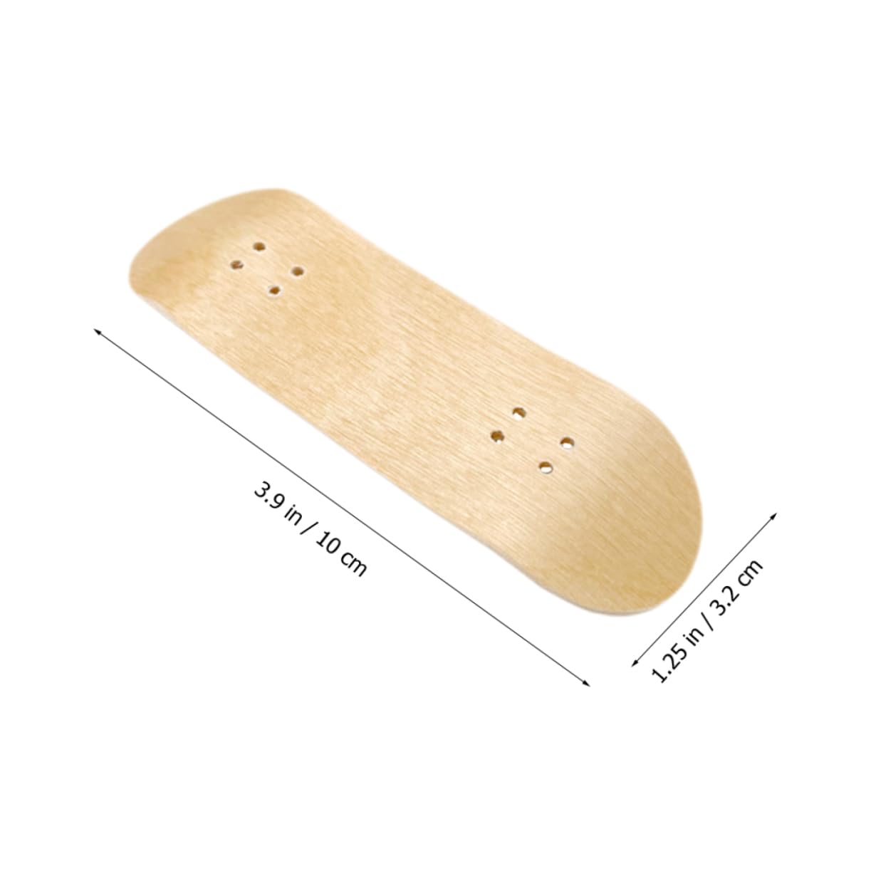 Kisangel Professional Mini Skateboard 32mm Finger Skateboard Decks Wooden Deck Replacements