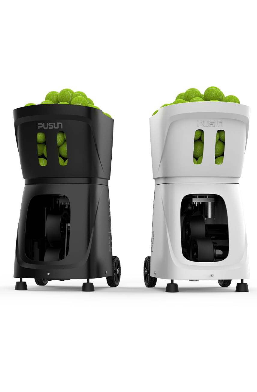 Máquina Inteligente de Pelotas de Tenis PT-Smart Pro - Capacidad de más de 100 Pelotas, Control de Aplicación, Giro Interno