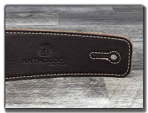 Anthology Gear Sangle en cuir pleine fleur pour guitare électrique, acoustique et basse - Les Beatles, Paul McCartney, John Lennon, RIngo Starr, George Harrison Anthology Gear Sangle en cuir pleine fleur pour guitare électrique, acoustique et basse – Image 6