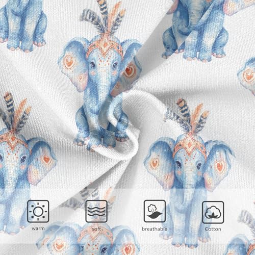 Girls Underwear Soft Cotton Elephants Kids Panties in Sizes 2/3t, 4t, 5t, 6 and 83