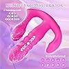 ZWFUN Butterfly Vibrator Vibration für Frauen mit 10 Vibrationsmodi und 3 Teleskopmodi Fernbedienung 3 in 1 G-Punkt Vibrator für sie leise Klitoris Stimulator Sex spielzeug für Frauen Paare Extrem Sex #2