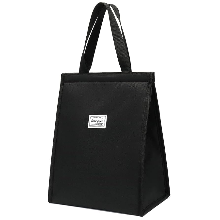 lunch box tote bag／black TW Tote Luxury Lunch Bag - Custom Branded Promotional Tote