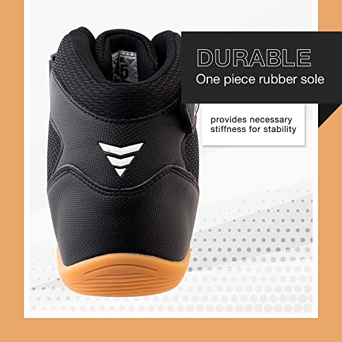 core wrestling shoes  high traction wrestling shoes for men women youth amp kids - durable shoes for wrestling boxing weightlifting amp bodybuilding  combat sports footwear lightweight gym shoes