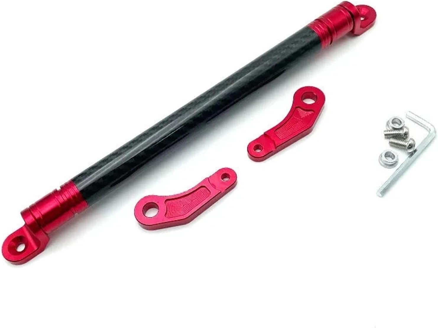 ハンドルバーバランスバー PCX 125 150 160用 バイクハンドルバー バランスクロスバーレバー カーボンルックスタイル 電