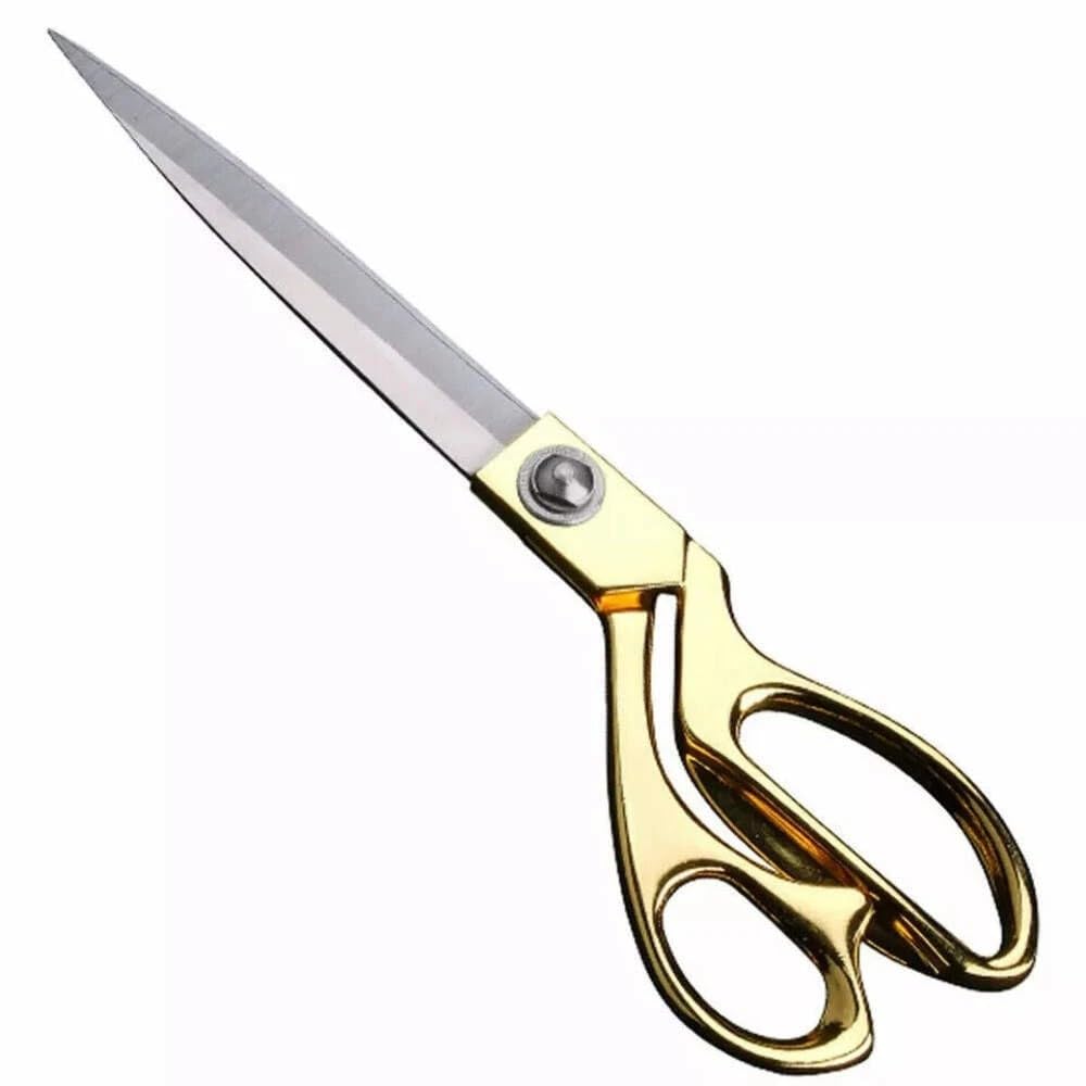 Grandi Gold Professional Tailoring Scissors, 19 Cm Stainless Steel Dressmaking Shears, Handle