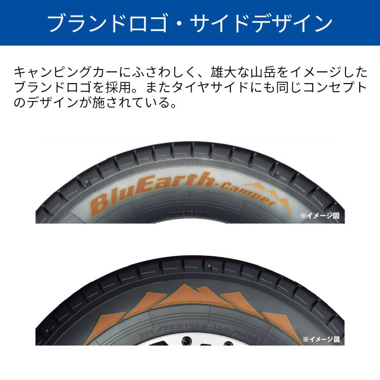 Amazon.co.jp: YOKOHAMA BluEarth-Camper RY55E 215/70R15 109/107R