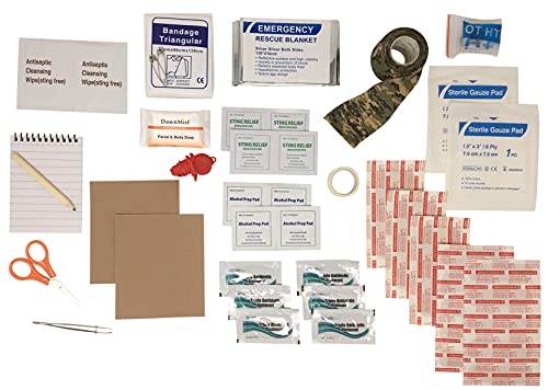 Scout Personal First-Aid Kit - Build-A-Kit Supply Bundle (Contains All Required Items to Make Boy Scout (BSA) Compliant Personal First-Aid Kits ) (1-Pack)