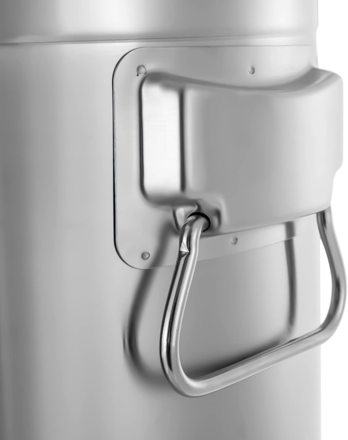 304 Stainless Steel Milk Can with Spigot - 35 Liter Water Beverage Dispenser Pail for Milk, Wine, Oil