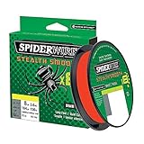 Spiderwire Stealth Smooth 8 New 2020, 8-Fach geflochtene Schnur mit Mikrobeschichtung, 0,05mm - 0,11mm, rot (300, 0,11mm - 10,3kg)