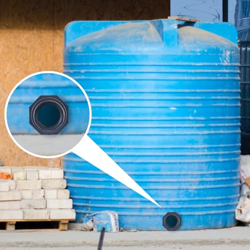 Image of 1 Pcs 3 Inch Bulkhead Fitting PVC Npt Tank Connector