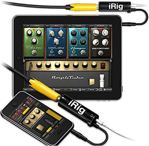 Divinext Audio Interface AMP iRig System Guitar Effects Pedal ,7 x 2 x 2 cm, Black