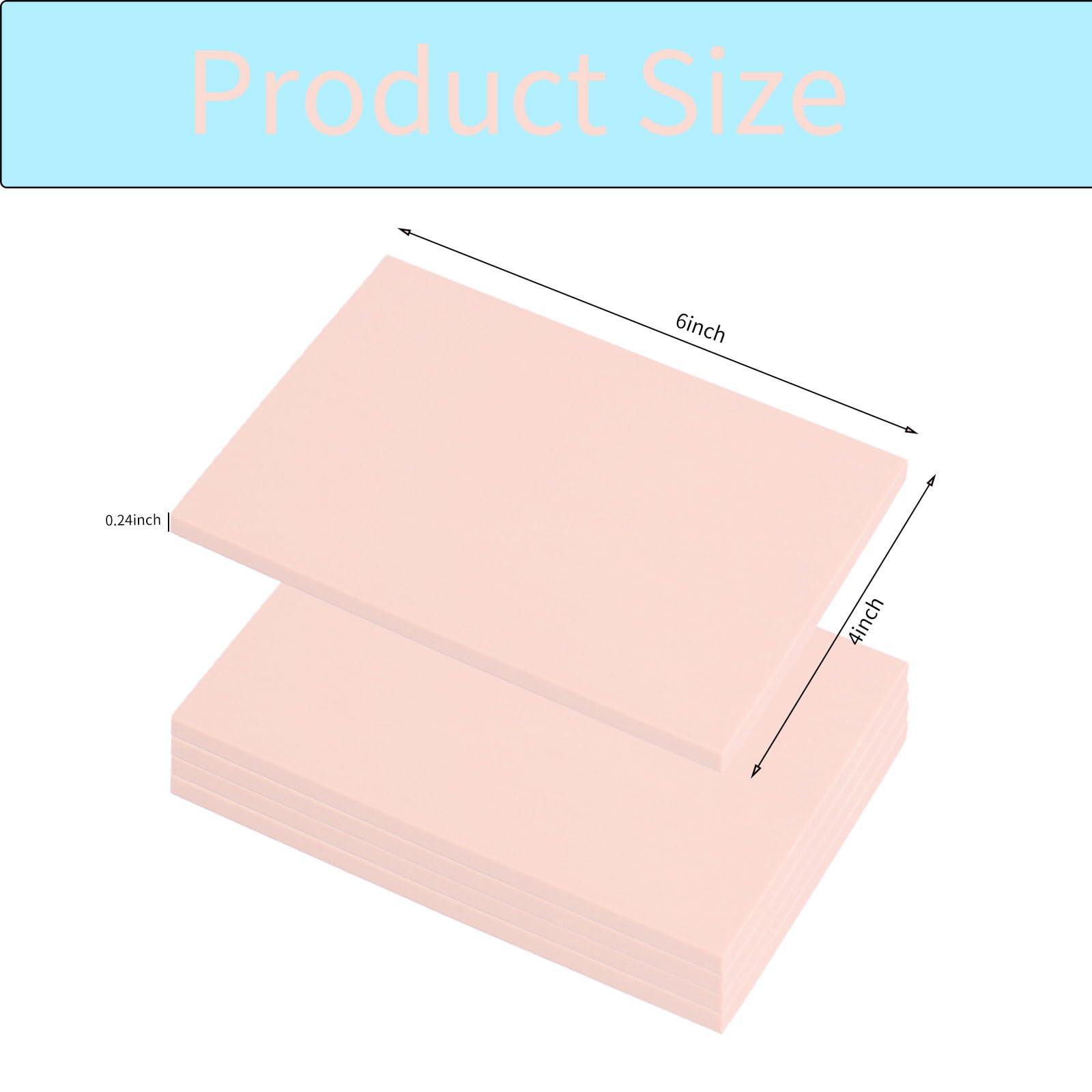 4''x6'' Linoleum Blocks for Printmaking: 5 Pack Pink Rubber Carving Block Stamp Making Kit Linocut Materials & Supplies