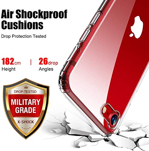 Image of REALCASE iPhone SE 2020 Case /iPhone SE 2022 Case, Crystal Clear Transparent TPU Bumper Back Cover Case for iPhone SE 2020 / iPhone SE 2022 / iPhone 7 / iPhone 8