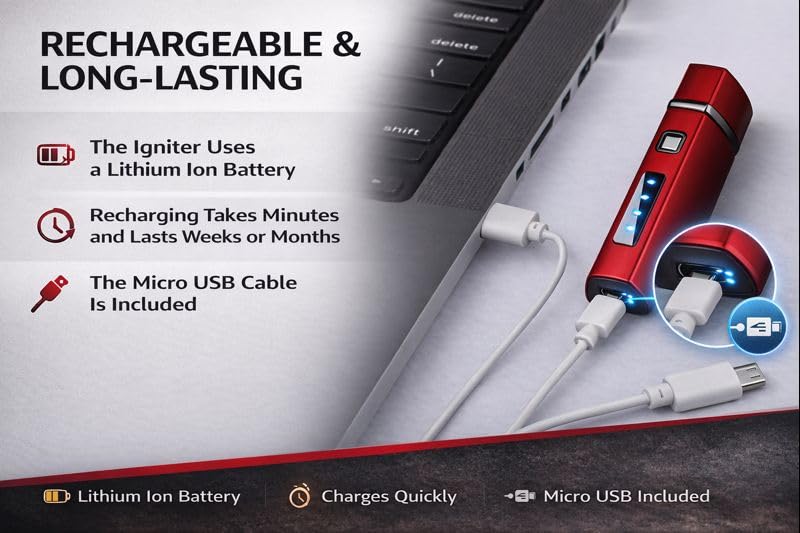 Encendedor Jet de Gas Recargable JB Lighters Metal miniatura 5