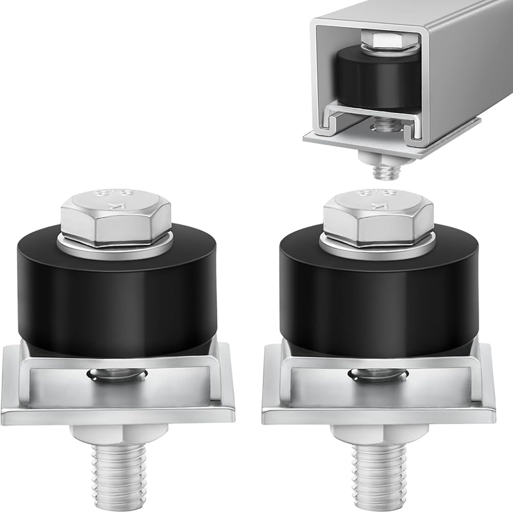 Littimoon Trolley Roller Wheels Limit for Strut Channel 1-5/8" Wide and 1-5/8"or Taller Strut Channel B