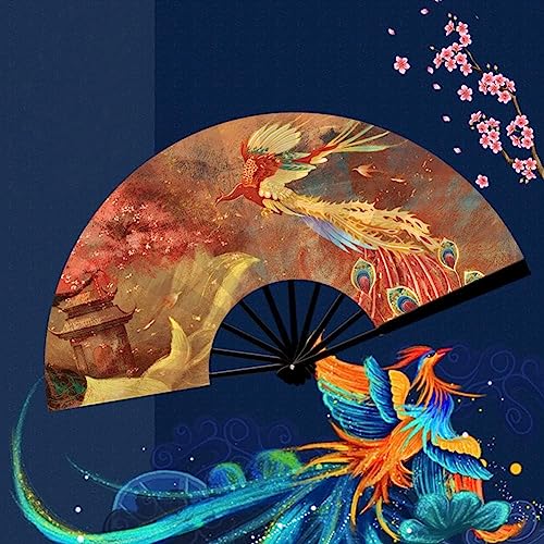 Cinese Giapponese Grande Ventaglio Pieghevole