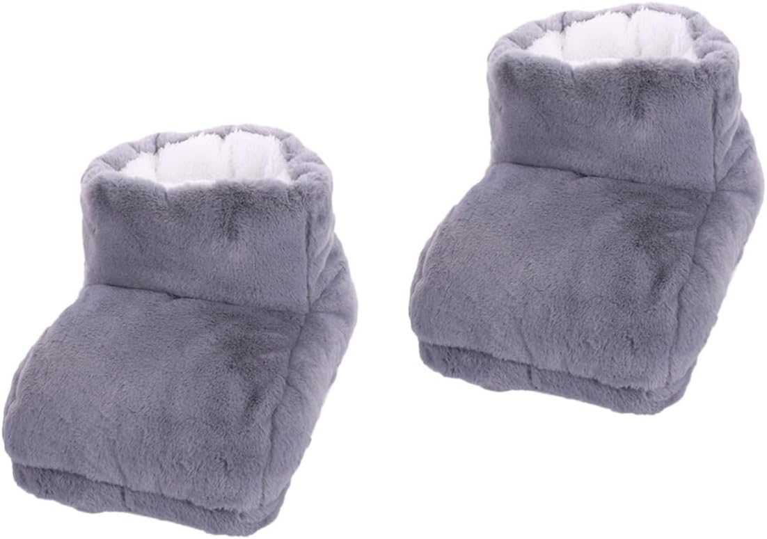 Didiseaon 2pcs Heated Foot Warmer Boots USB Electric Heating Shoes for Men and Women Fast Heating Material Comfortable Foot Warmers for Use