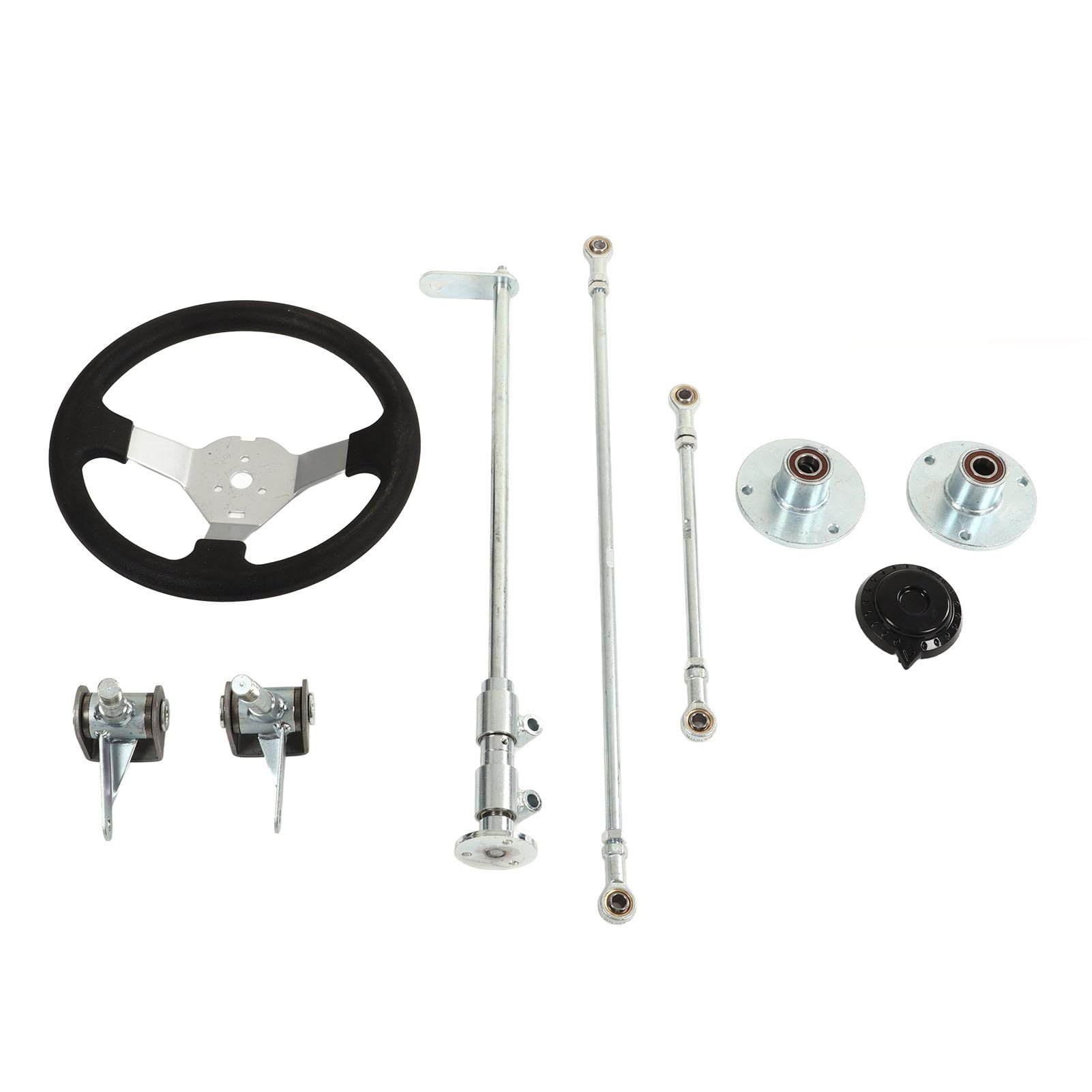 Go Kart Direction Kit, Go Kart Directing With Accessors Metal Piezas para 100 125 140 150 Quad