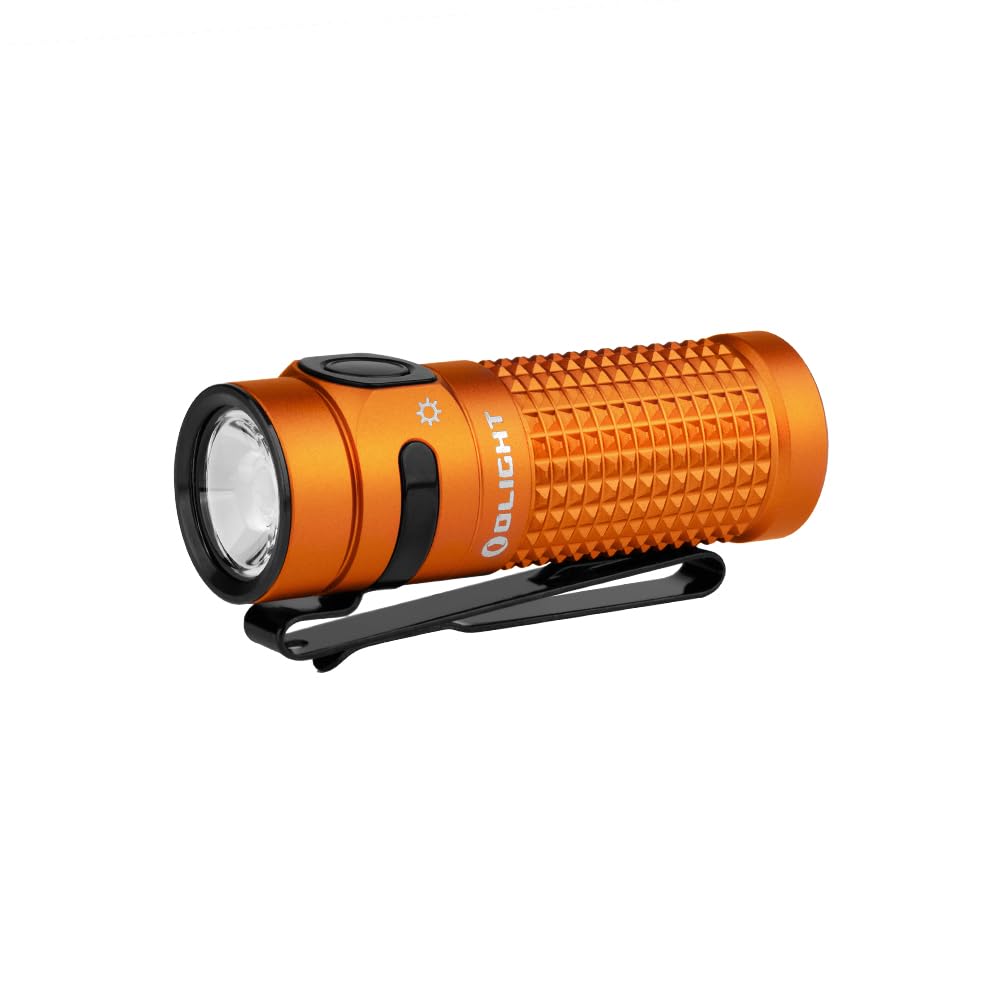 OLIGHT Linterna EDC Baton 4 Premium | Potencia de 1300 lúmenes | Cargador inalámbrico incluido | Autonomía de 190 días (Verde)