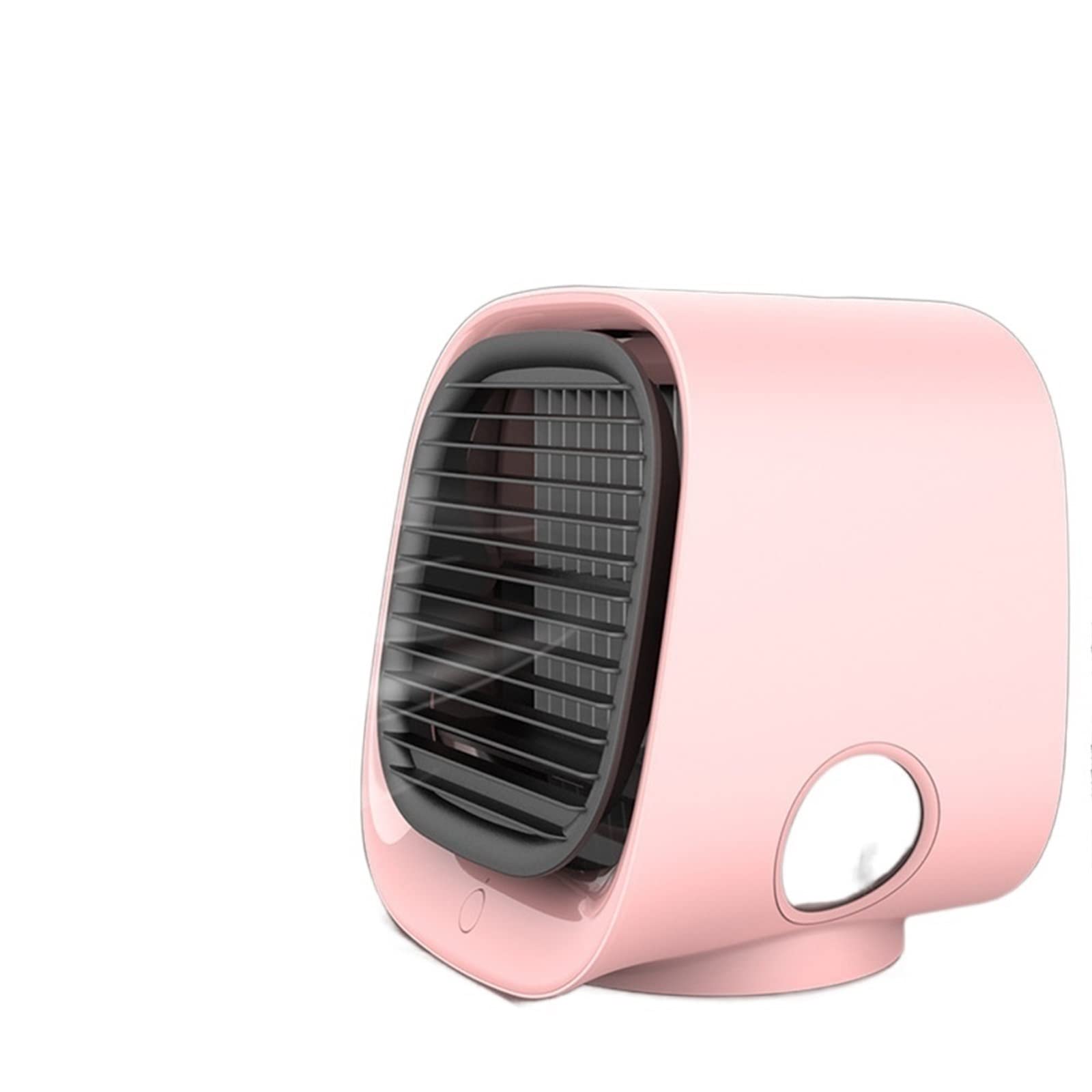 mobilny klimatyzator USB Mini chłodnica powietrza przenośny pulpit mały wentylator nawilżanie zimne biuro domowe chłodzenie chłodzenie wodą mały klimatyzator (kolor: różowy)