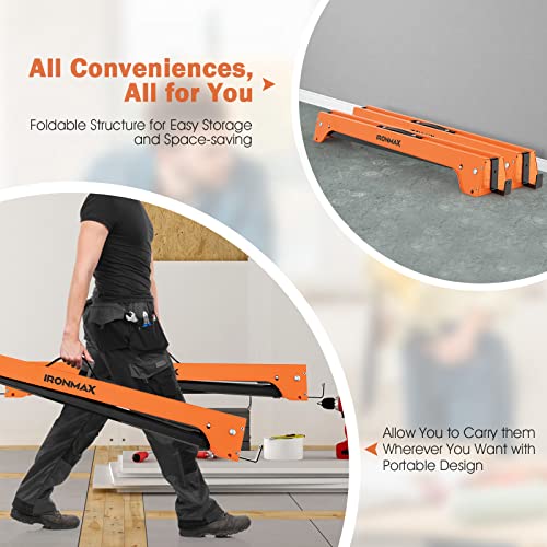 Goplus Portable Folding Saw Horses