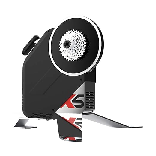 ThinkRider X5 Neo- Transmisión Directa Rodillo de Entrenamiento para Bicicleta Inteligente, Medidor de Potencia Incorporado, Compatible con Zwift