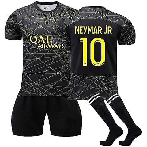 Kids Football Kit, Boys Football Training Shirts Kits Home/Away Soccer Jersey Cover