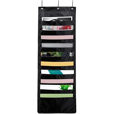 Portadocumenti Da Appendere - Organizer Da Porta Con 5 Tasche Per Ufficio E Casa - Foto 5
