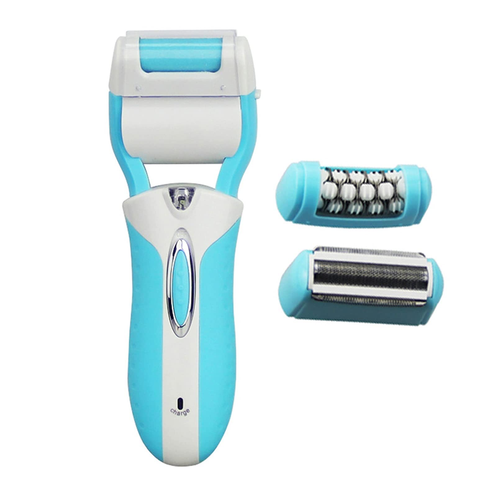 NCRD Depilación Depiladora Recargable for la Mujer Razor máquina de Afeitar eléctrica de Cuerpo 3-en- 1 inalámbrico de Pelo máquinas de Afeitar Set