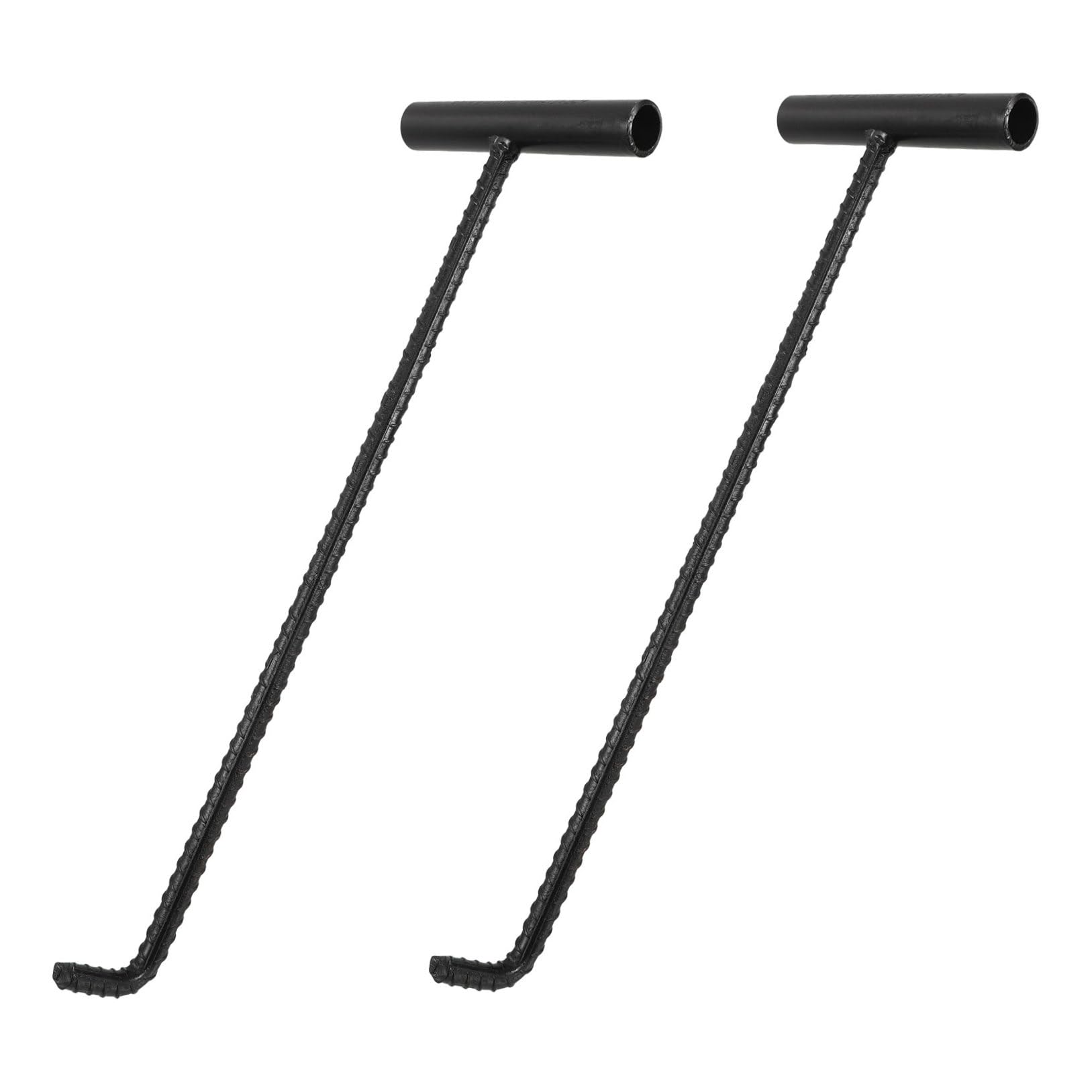 YARNOW 2 Pièces Crochet de Levage pour Regard D'égout en Acier Inoxydable, Outil Professionnel pour Soulever et Ouvrir, Protection des Mains, Design Simple et Pratique