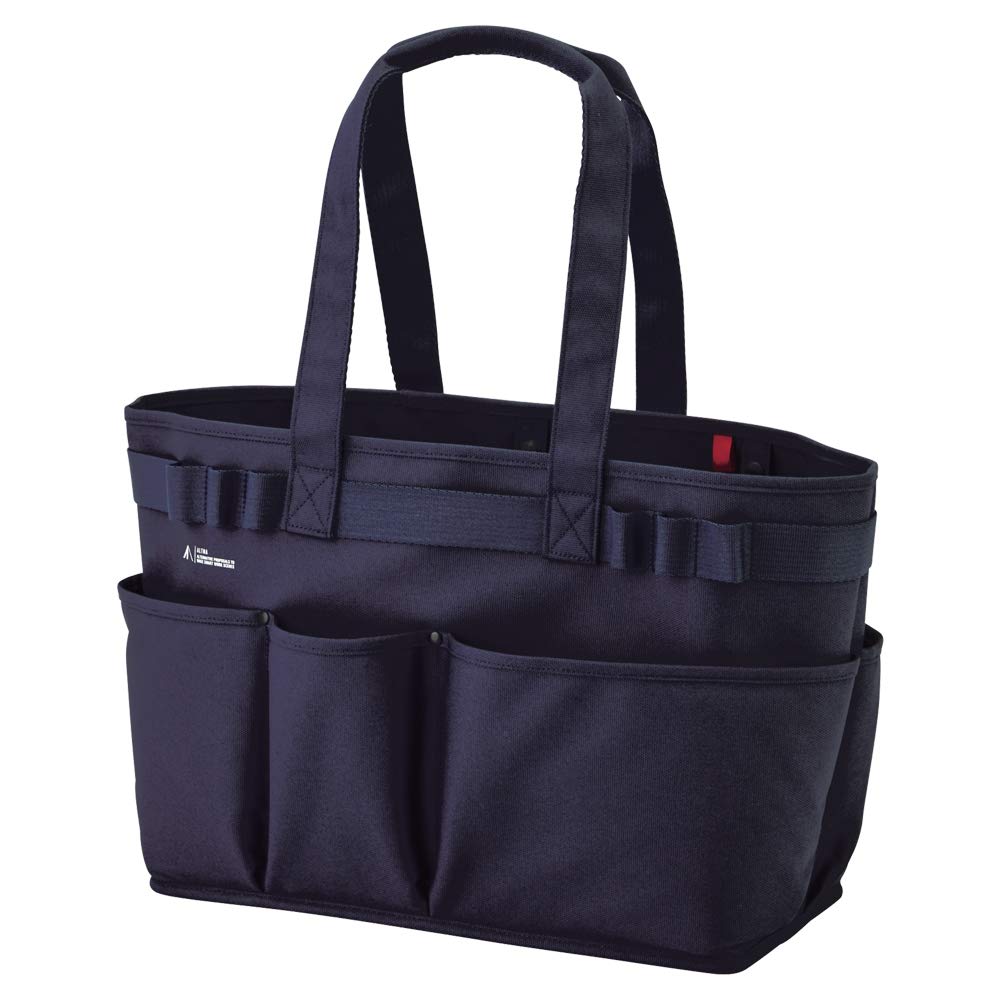 LIHIT LAB Tool Bag, 14.6 x 6.3 x 11.1", Navy Blue (A7750-11)