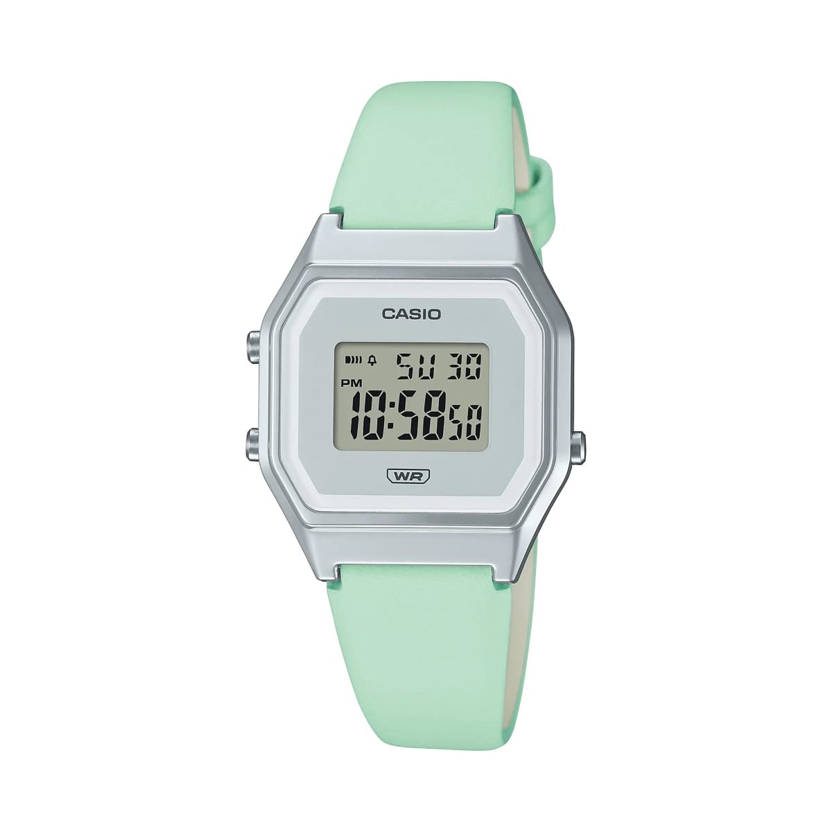 Casio Women Digital Watch With Stainless Steel Bracelet La680Wa-1B