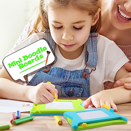 Haconba BA-184 20 Pcs 7 X 5 Inch Magnetic Drawing Board Bulk Mini Small Erasable Magnetic Doodle Board Travel Size Graffiti Drawing Board thumb #2