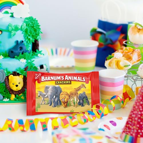 BARNUM'S Original Animal Crackers, Kids Snacks, 10 Snack Packs - image 9