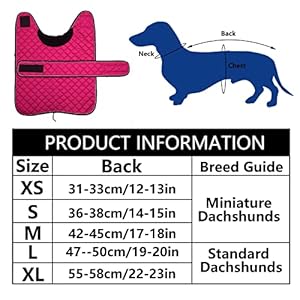 Warmthermalquilteddachshundcoatdogwintercoatwithwarmfleeceliningoutdoordogapparelwithadjustablebandsformediumlargedogpinks Urban Country Home Decor Warm thermal quilted dachshund coat dog winter coat with warm fleece lining outdoor dog apparel with adjustable bands for medium large dog pink s urban country home decor