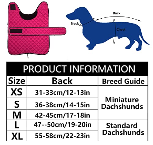 Warmthermalquilteddachshundcoatdogwintercoatwithwarmfleeceliningoutdoordogapparelwithadjustablebandsformediumlargedogpinks Urban Country Home Decor Warm thermal quilted dachshund coat dog winter coat with warm fleece lining outdoor dog apparel with adjustable bands for medium large dog pink s urban country home decor