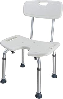 Prysznic stołek do kąpieli prysznic taboret kąpielowy deska w kształcie litery U – łazienka krzesło antypoślizgowe – siedzisko łazienkowe – wysokość regulowana nośność waga 158 kg krzesło kąpielowe