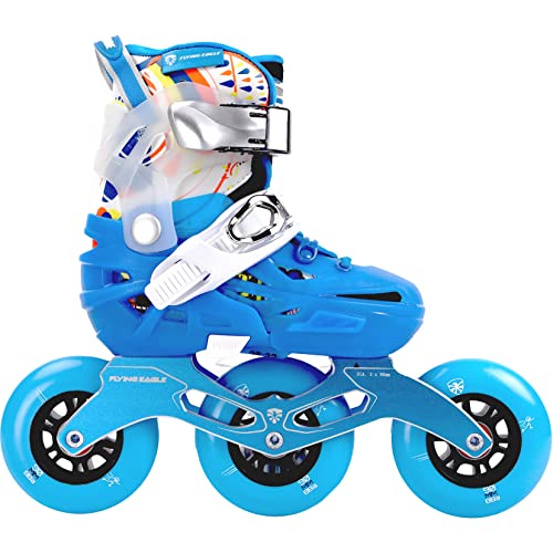Flying Eagle S6S Speed Adjustable Junior Triskates (Blue, 28-32)