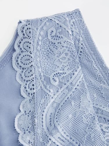 Image of CIDER Lace Crop Tank Tops for Women Going Out V Neck Sleeveless Ruched Tops Trendy Y2K Summer Outfits