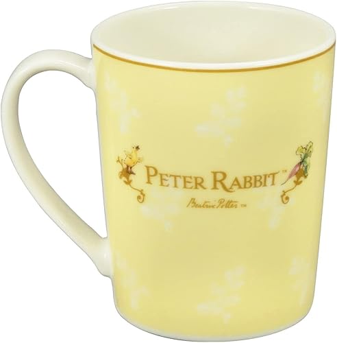 Miniatura 3 de Yamaka Shoten Peter Rabbit 2023 Years Mug, Cup, Approx. 11.8 fl oz (350 ml), Made in Japan, Yellow