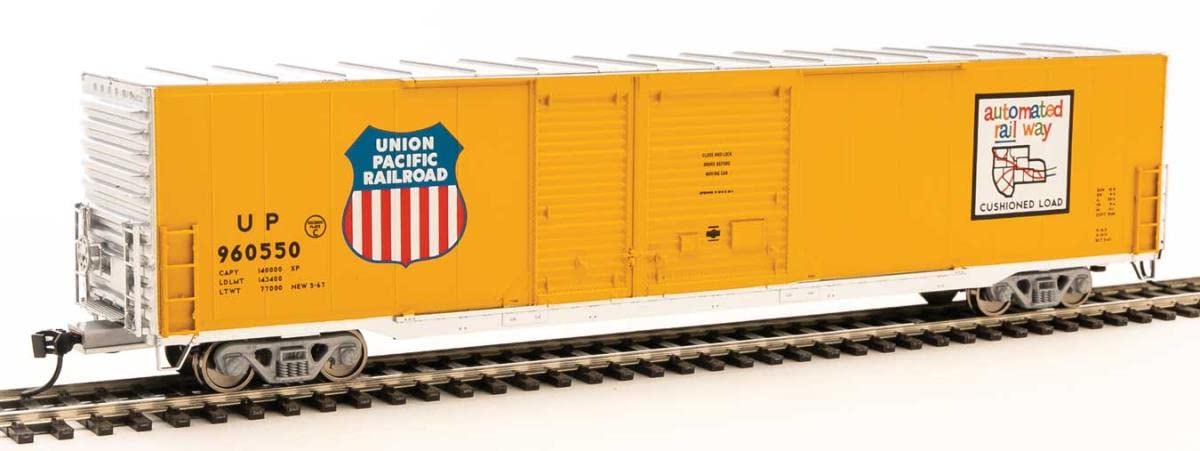 Walthers HO Scale 60' P-S Auto Parts Box Car Union Pacific/UP (Yellow) #960642