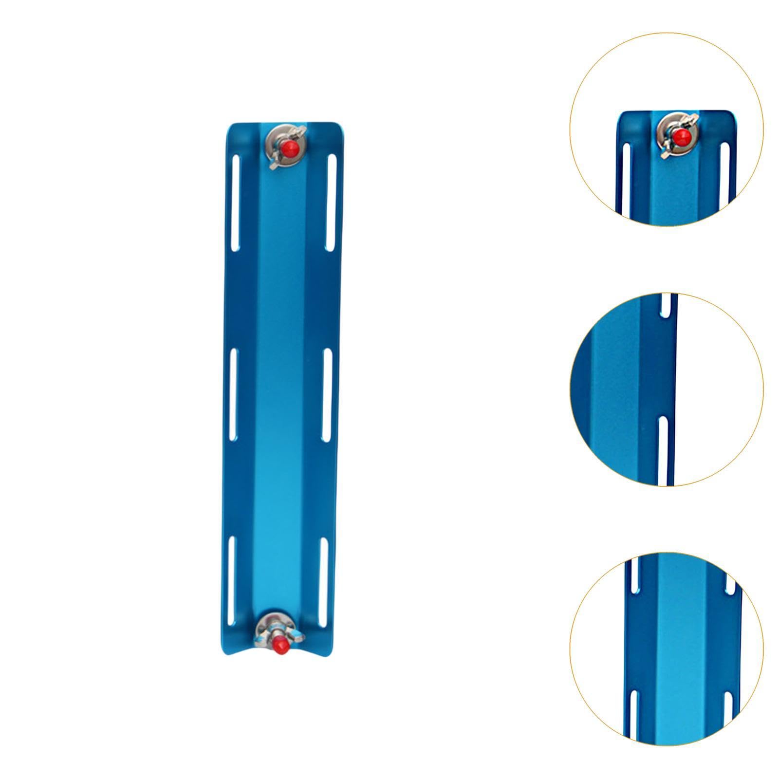 QSTDGVPW Scuba Diving Back Frame,Single for Tank Adapter with Screw,Matt for Swimming Adventures, Blue