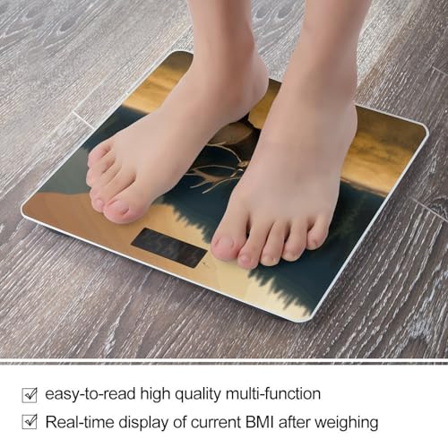 Báscula digital para baño con vidrio templado 400lb miniatura 5
