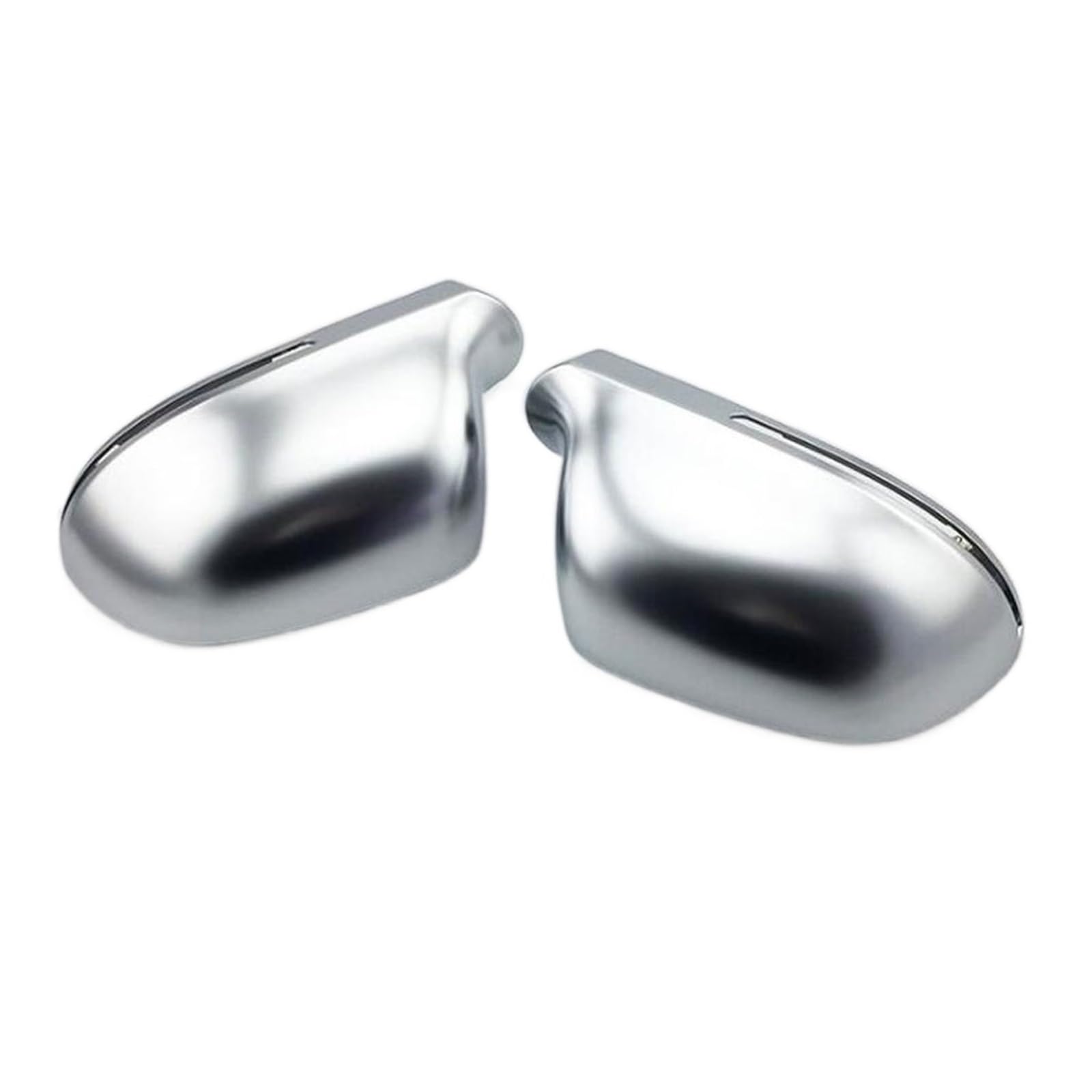 Rétroviseur de voiture coque chrome mat argenté pour vos trajets quotidiens