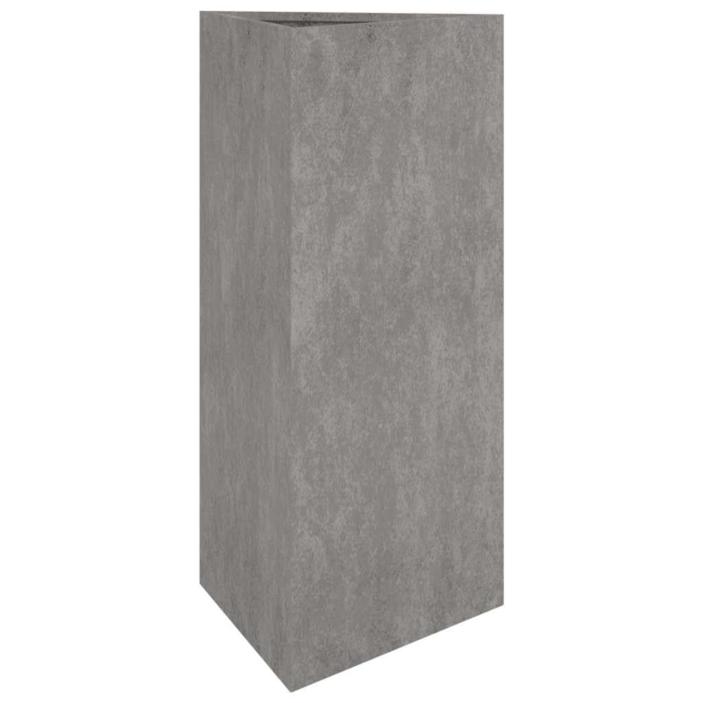 Pflanzkübel Cortenstahl 40x34,5x75 cm wetterfest modern eckig Blumenkasten Balkonkasten Outdoor Indoor mit Wasserspeicher für Gemüse Kräuter Orchidee Bonsai